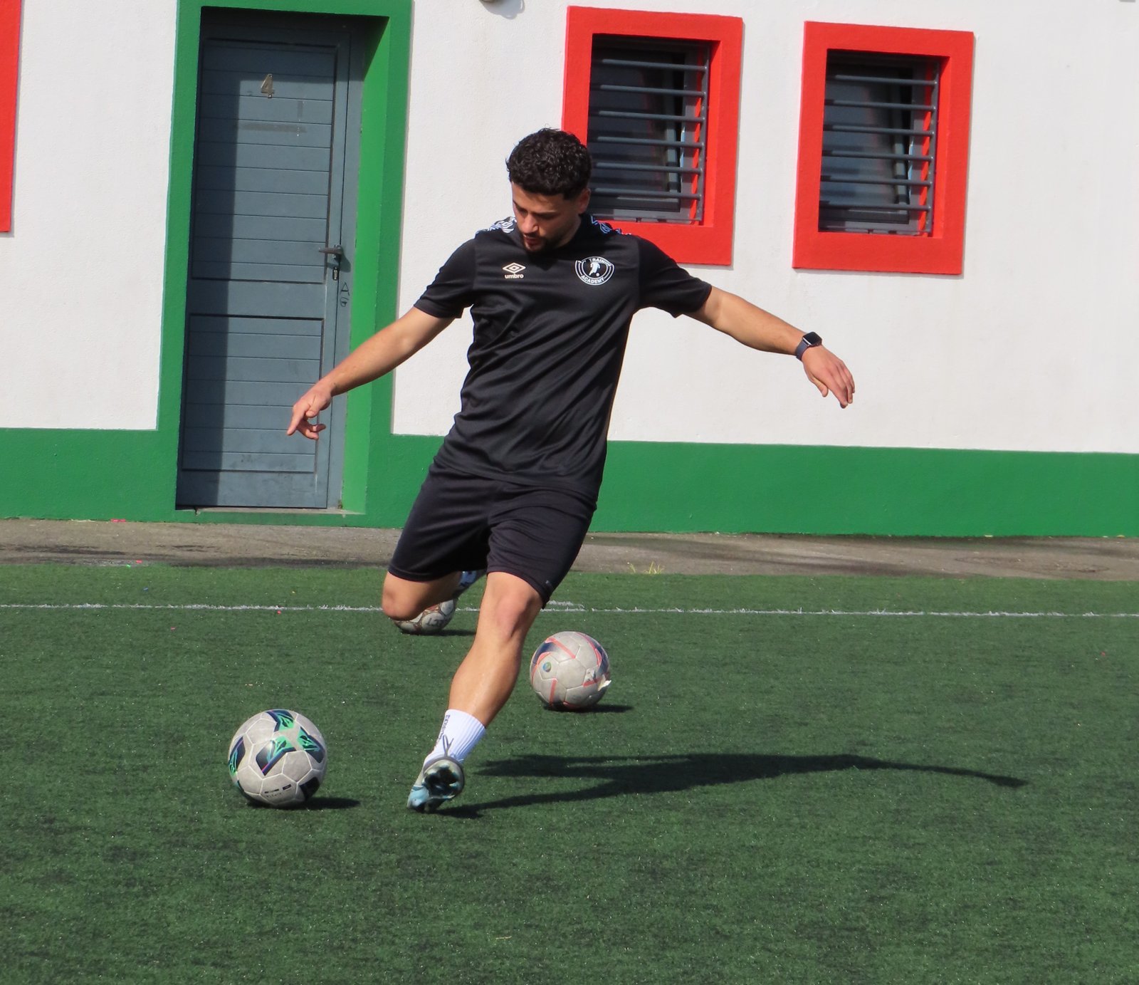 Equipa unida após a atividade