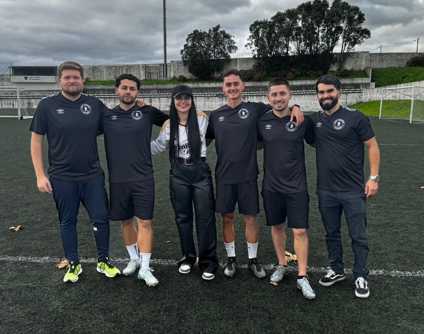 Equipa unida após a atividade